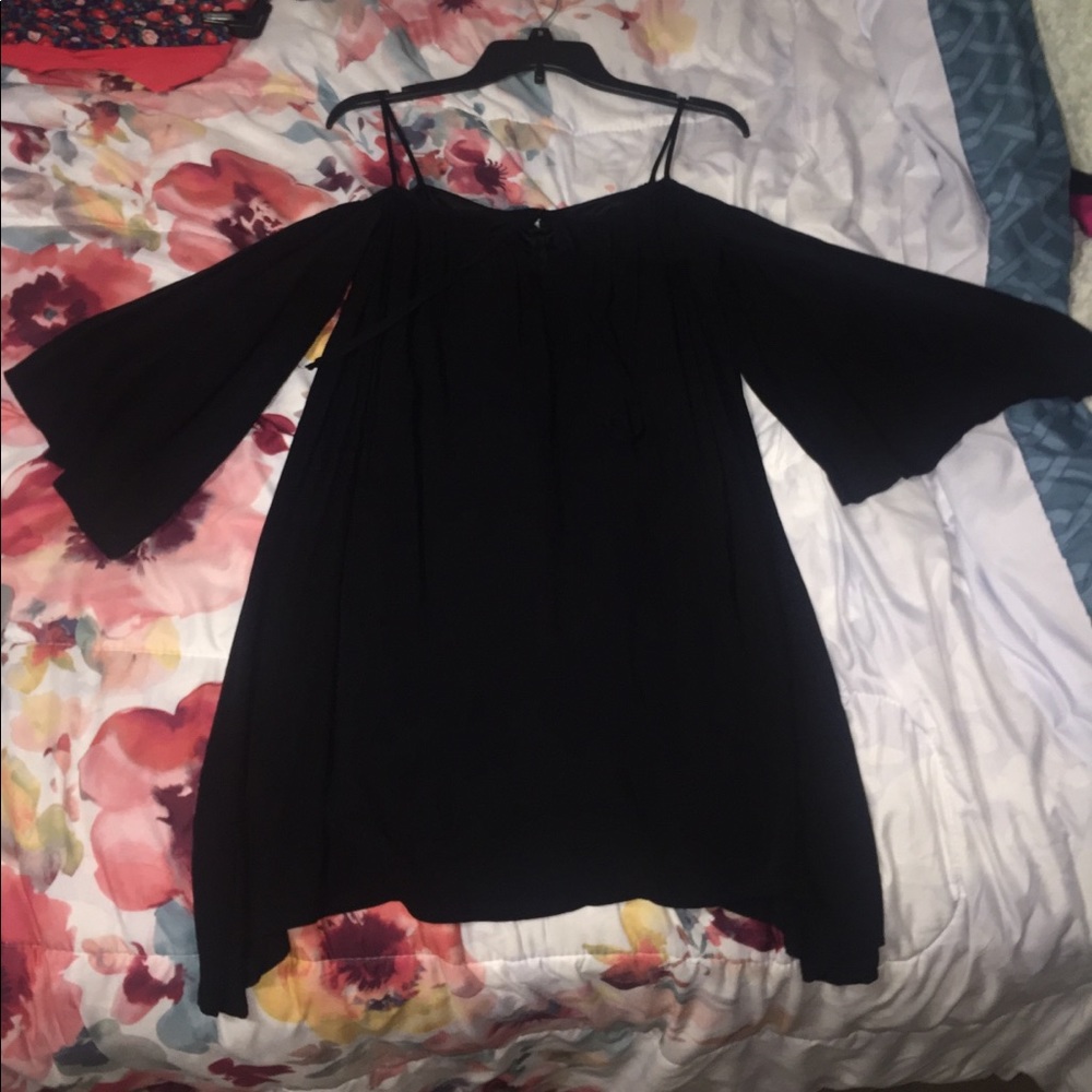 Flowy black dress